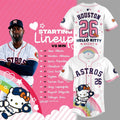 Houston Astros X Hello Kitty Night 2026 Baseball Jersey Houston Astros Merch Adorable Gifts - Loomnari