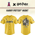 Los Angeles Angels X Harry Potter Hufflepuff House Baseball Jersey LA Angels Merch 2026 - Loomnari