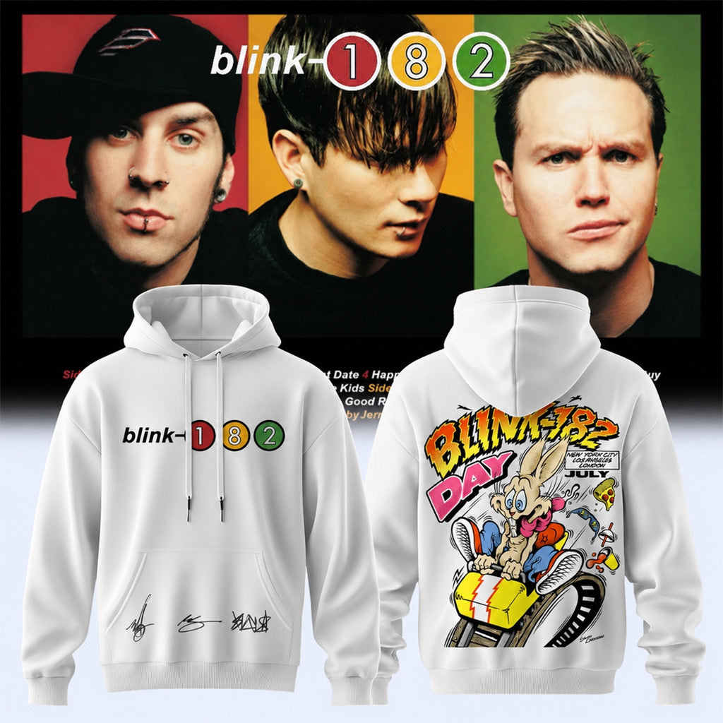 Blink-182 Merch 2026 Take Off Your Pants And Jacket 25Th Anniversary Day Hoodie Fan Gifts - Loomnari
