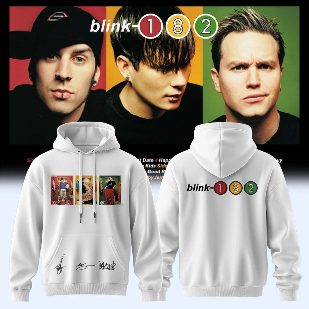Blink-182 Take Off Your Pants And Jacket 25Th Anniversary Day Hoodie 2026 Blink-182 Merch - Loomnari