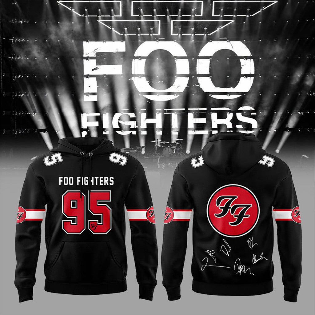 Foo Fighters Take Cover Tour 2026 Evokes Memories Of The Band Hoodie Foo Fighters Merch Signed - Loomnari