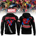 Houston Texans X Amazing Spider Man Edition Hoodie 2026 Houston Texans Merch Gift For Dudes - Loomnari