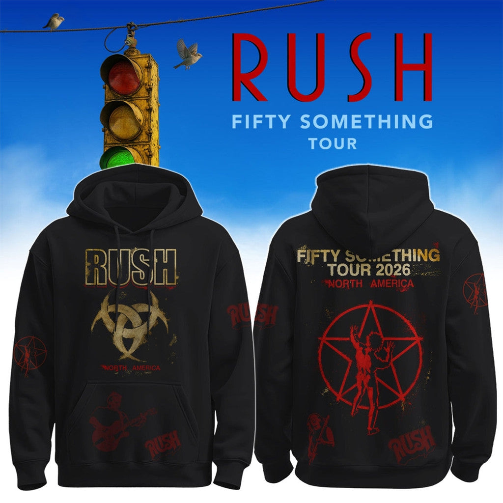 Rush Fifty Something Tour 2026 Hoodie RUSH Band Merch Birthday Present For Husband - Loomnari