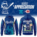 Cincinnati Reds X Peanuts Nurses Game Night 2026 Hoodie Cincinnati Reds Merch Gifts For Nurse - Loomnari