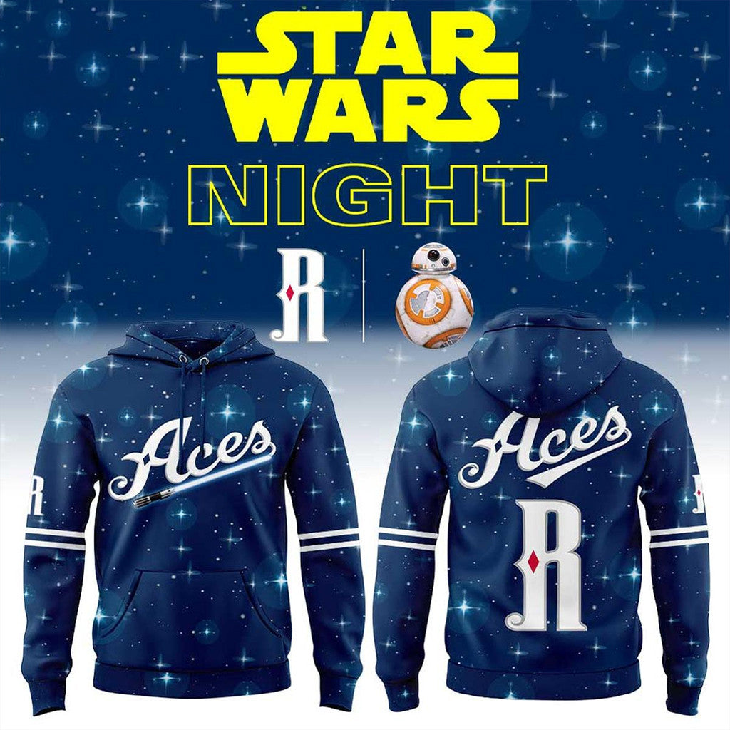 Reno Aces X Star Wars Night 2026 Hoodie Reno Aces Merch Best Gift For Baseball Fan - Loomnari
