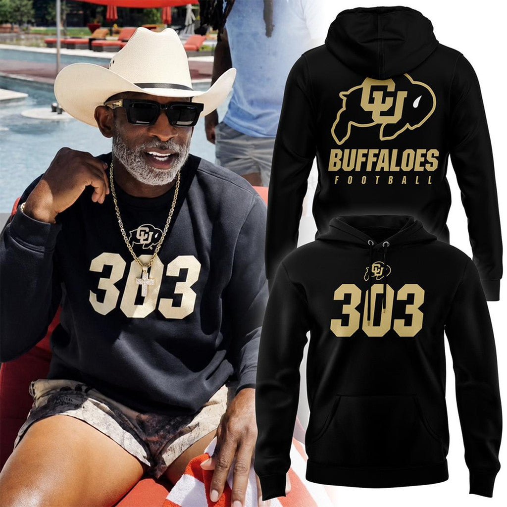 Colorado Buffaloes 2026 New 303 Hoodie Buffaloes Football Merch Best Gift For Husband - Loomnari
