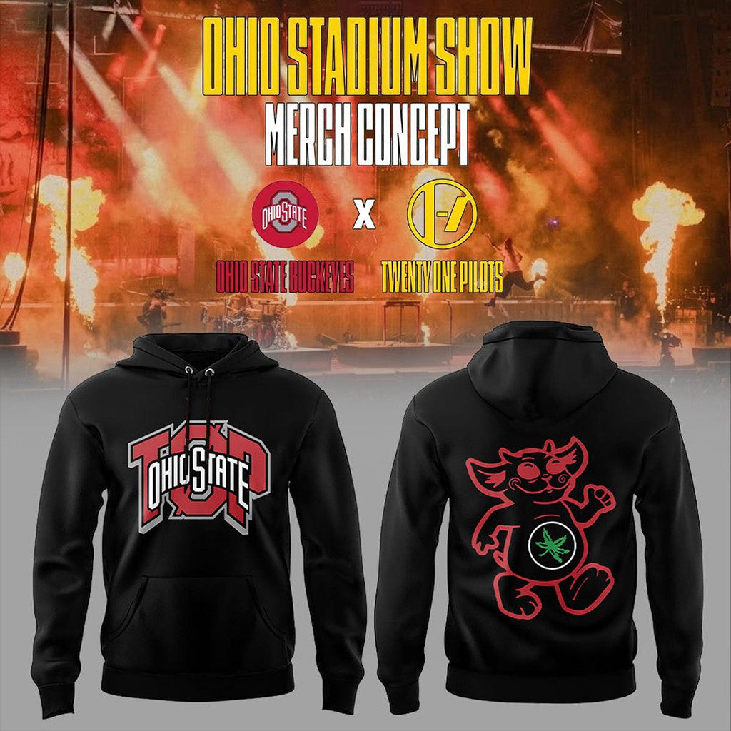 Ohio State Buckeyes x Twenty One Pilots 2026 Hoodie Ohio State Show Merch Concert Gift For Fans - Loomnari