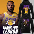 Thank You Lebron James Los Angeles Lakers 2026 Hoodie #23 Lebron James Merch Fan Gifts Ideas - Loomnari