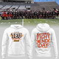 TEU Happens Happens For A Reese's White Hoodie National Tight End Day 2026 Hoodie Fan Gear - Loomnari