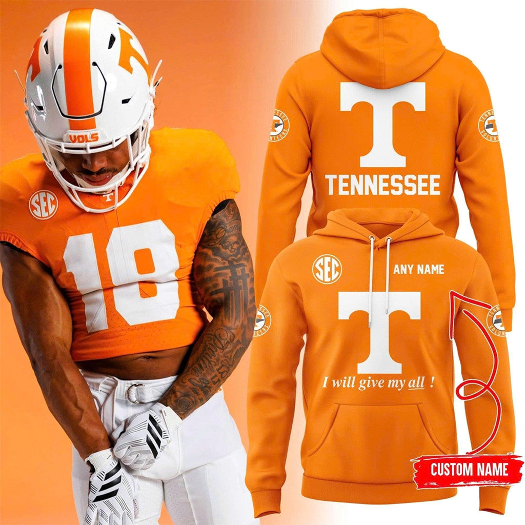 Personalized Tennessee Volunteers Football New 2026 Hoodie Volunteers Merch Football Fan Gifts - Loomnari