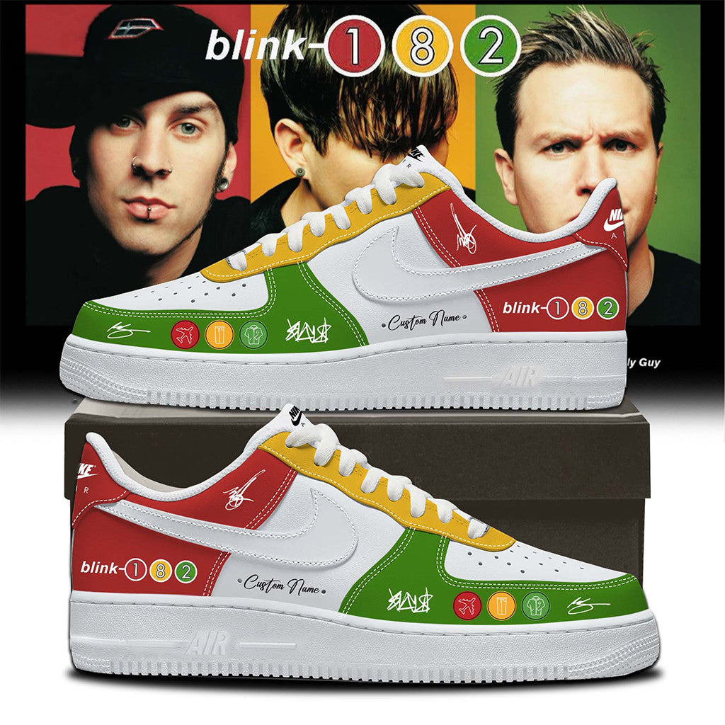 Custom Blink-182 Merch 2026 Take Off Your Pants And Jacket 25Th Anniversary Day Shoes Sneakers - Loomnari