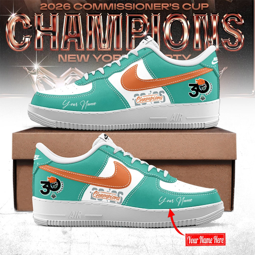 Custom New York Liberty 2026 WNBA Commissioner's Cup Champions Shoes Sneakers NY Liberty Merch - Loomnari