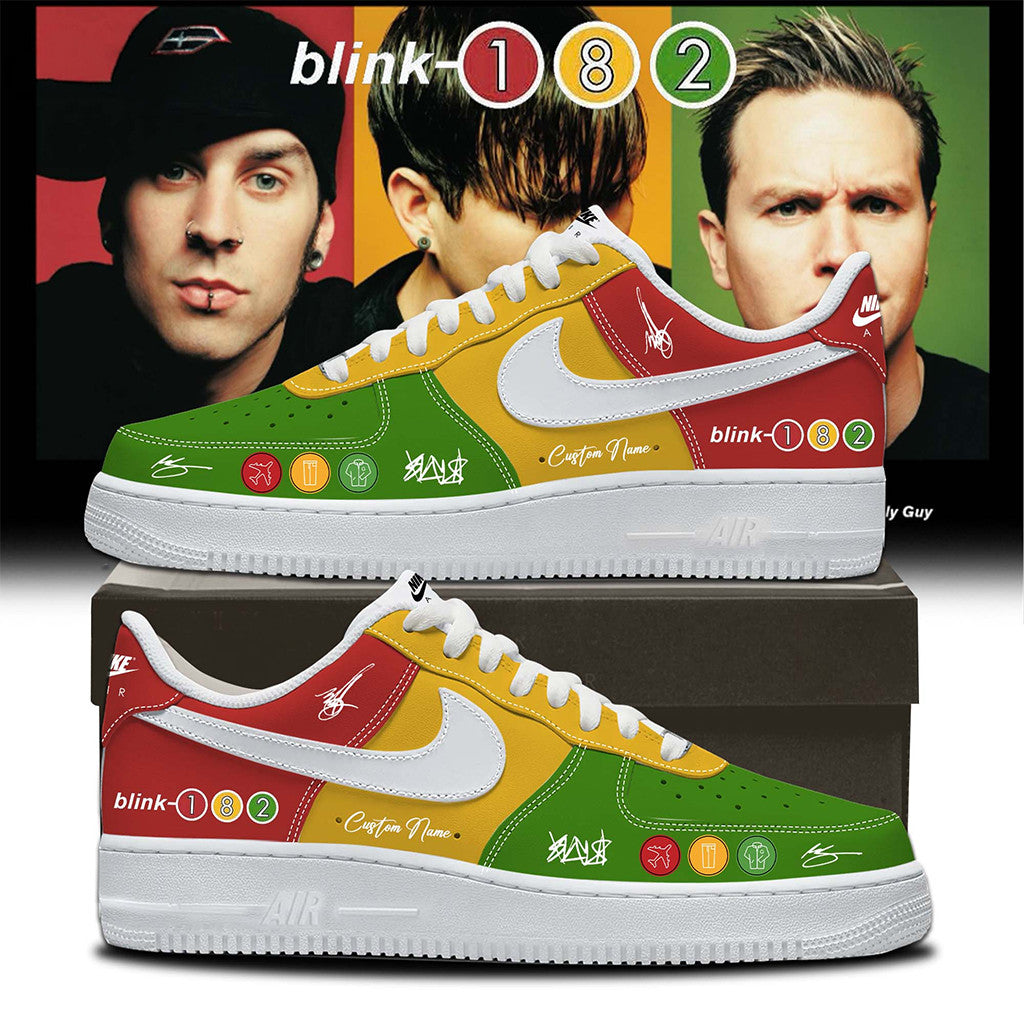 Personalized Blink-182 2026 Merch Take Off Your Pants And Jacket 25Th Anniversary Day Sneakers - Loomnari