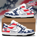 Custom New York Yankees United States 250Th Anniversary Shoes Sneakers NY Yankees Merch Gifts - Loomnari