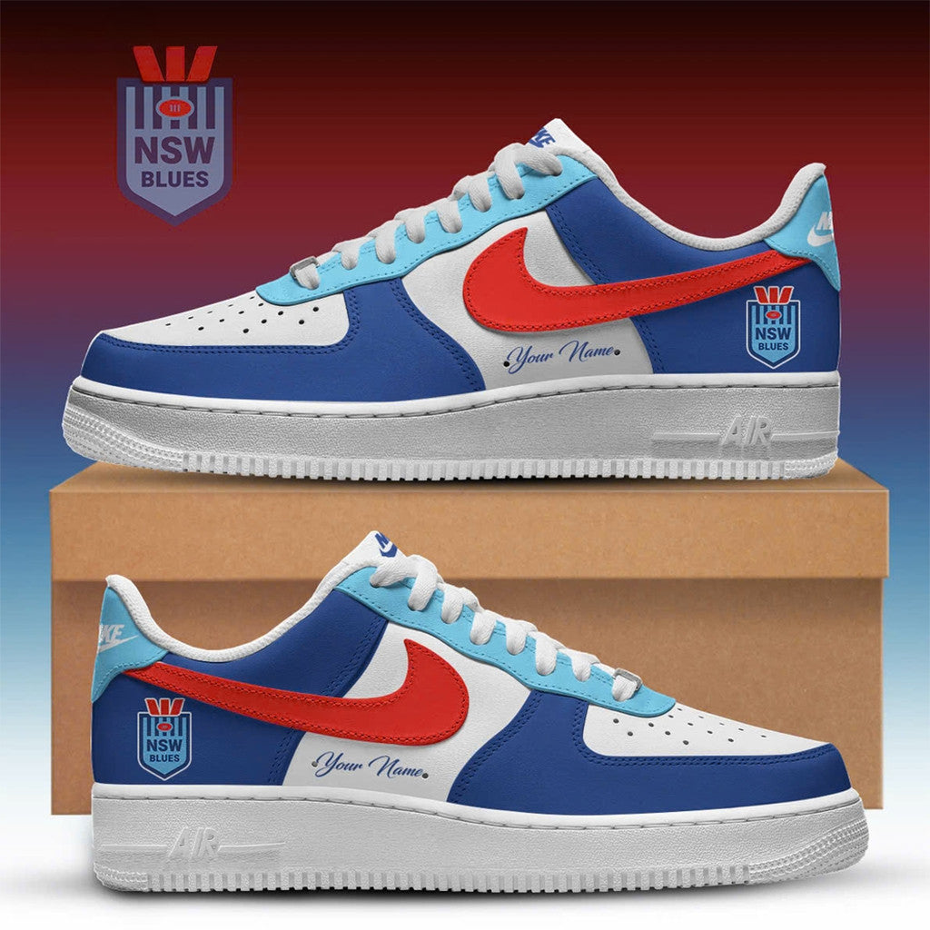 Personalized New South Wales Blues Shoes Sneakers 2026 NSW Blues Merch Gift For Husband - Loomnari