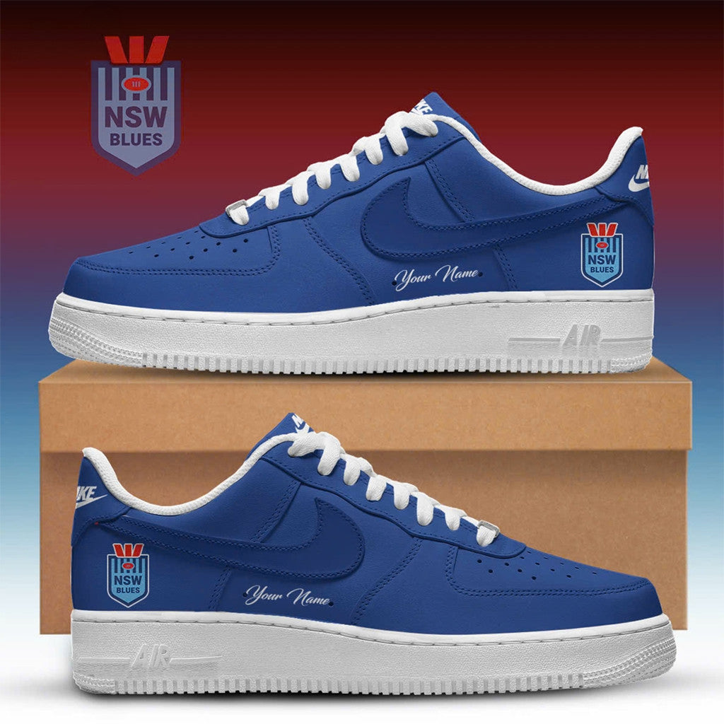 Personalized New South Wales Blues Shoes Sneakers 2026 NSW Blues Merch Rugby Fan Gifts - Loomnari
