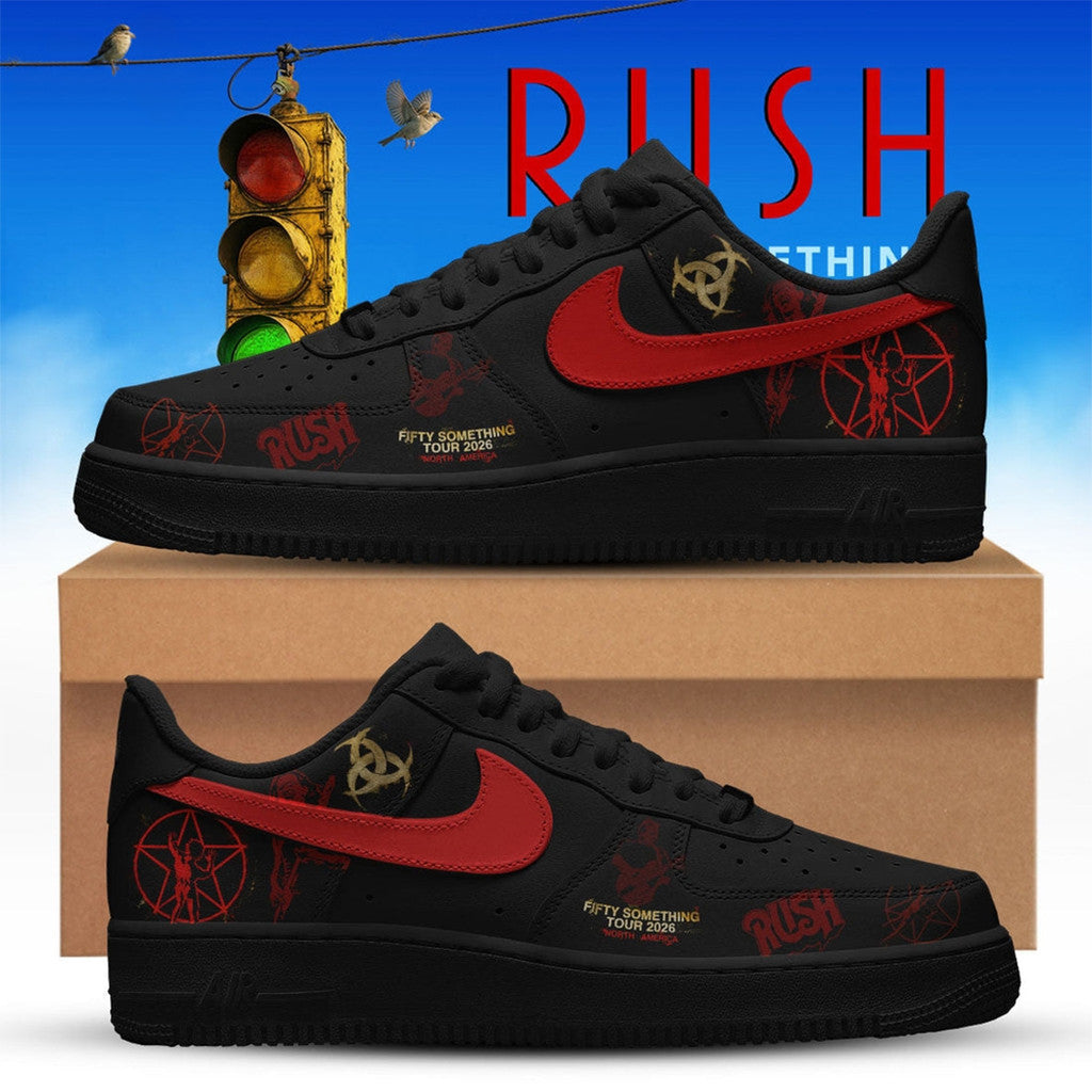 Rush Fifty Something Tour 2026 Shoes Sneakers RUSH Band Merch Gift For Rock Lovers - Loomnari