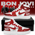 Custom Bon Jovi Forever Tour 2026 Signature Shoes Sneakers Bon Jovi Merch Rock Fan Gifts - Loomnari