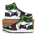 Roronoa Zoro One Piece High Sneakers Green White Anime Shoes Santoryu One Piece Merch 2026 - Loomnari