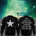 Tampa 2026 Ye Live Concert Tour Raymond James Stadium Sweatshirt Kanye West Merch Rap Fan Gifts - Loomnari