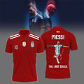 Messi X Spiderman Argentina The Last Dance Polo Shirt 2026 Lionel Messi Merch Gifts For Men - Loomnari