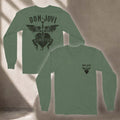 Bon Jovi Heart And Dagger Long Sleeve T-Shirt Bon Jovi Merch 2026 Gifts For Brothers - Loomnari