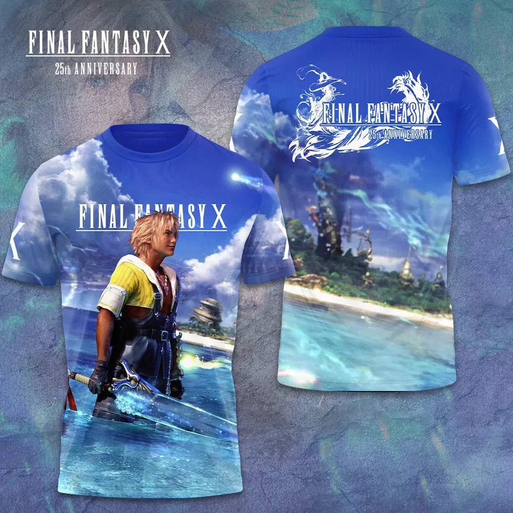 Final Fantasy X 25th Anniversary T-Shirt 2026 Final Fantasy X Merch Birthday Ideas For Gamers - Loomnari