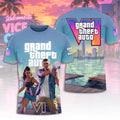 Grand Theft Auto VI Vice City 2026 T-Shirt GTA 6 Merch Special Gifts For Video Game Lover - Loomnari