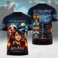 Harry Potter 25th Anniversary Merch 2026 HP And The Sorcerer's Stone T-Shirt Signature - Loomnari