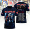 Iron Maiden Tour 2026 Merch Run For Your Lives Tour Datelist T-Shirt Gift For Heavy Metal Fans - Loomnari