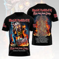 Iron Maiden Tour 2026 Merch Run For Your Lives World Tour T-Shirt Music Fan Shirt Gift For Fans - Loomnari