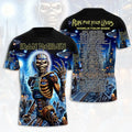 Iron Maiden Tour Merch 2026 Run For Your Lives World Tour T-Shirt Concert Fan Apparel - Loomnari