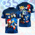 Sonic the Hedgehog 35th Anniversary Merch 2026 Sonic the Hedgehog Shirt Gift For Son - Loomnari