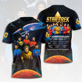 Star Trek 60th Anniversary Signature T-Shirt 2026 Star Trek Merch Gift For Sci Fi Movie Lover - Loomnari