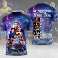 Star Trek 60th Anniversary Signature T-Shirt 2026 Star Trek Merch Sci Fi Movie Fan Gear Gifts - Loomnari