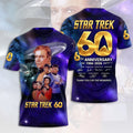 Star Trek 60th Anniversary T-Shirt 2026 Star Trek Merch Best Gift For Sci Fi Movie Lovers - Loomnari