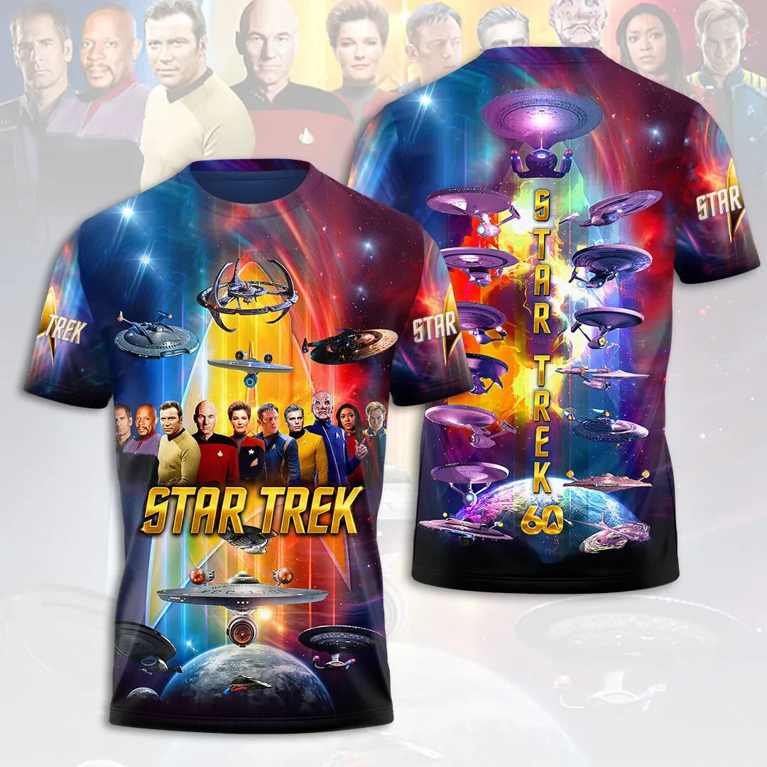 Star Trek 60th Anniversary T-Shirt Star Trek Merch Best Gift For Sci Fi Movie Lovers - Loomnari