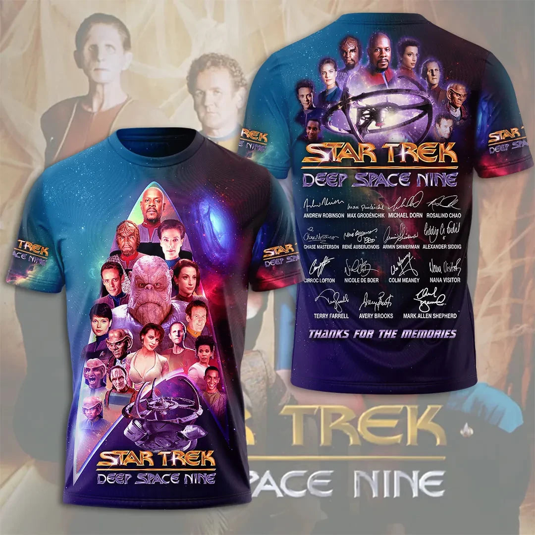 Star Trek Merch 2026 Star Trek Deep Space Nine T-Shirt Signed Gift For Movie Fans - Loomnari