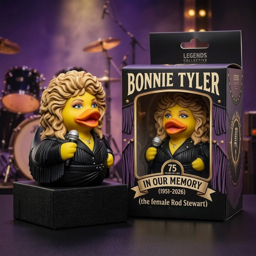 Bonnie Tyler 75 Years of Life In Our Memory 1951 2026 Duck Funko Pop Bonnie Tyler Merch - Loomnari