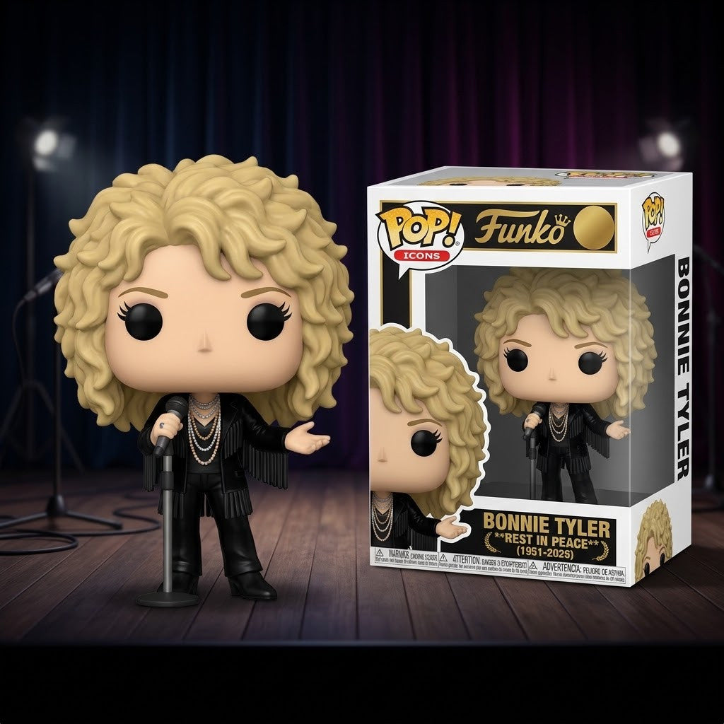 Bonnie Tyler Rest In Peace 1951 2026 Funko Pop Bonnie Tyler Merch Memorial Gift - Loomnari