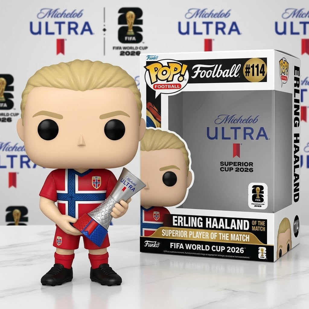 Erling Haaland FIFA World Cup 2026 Superior Player Of The Match Funko Pop Erling Haaland Merch - Loomnari