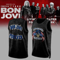 Bon Jovi Forever Tour 2026 Basketball Jersey Bon Jovi Merch Cool Gifts For Rock Lovers - Loomnari