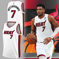 Giannis Antetokounmpo Basketball Jersey #7 Miami HEAT Merch Gift For Basketball Fans - Loomnari