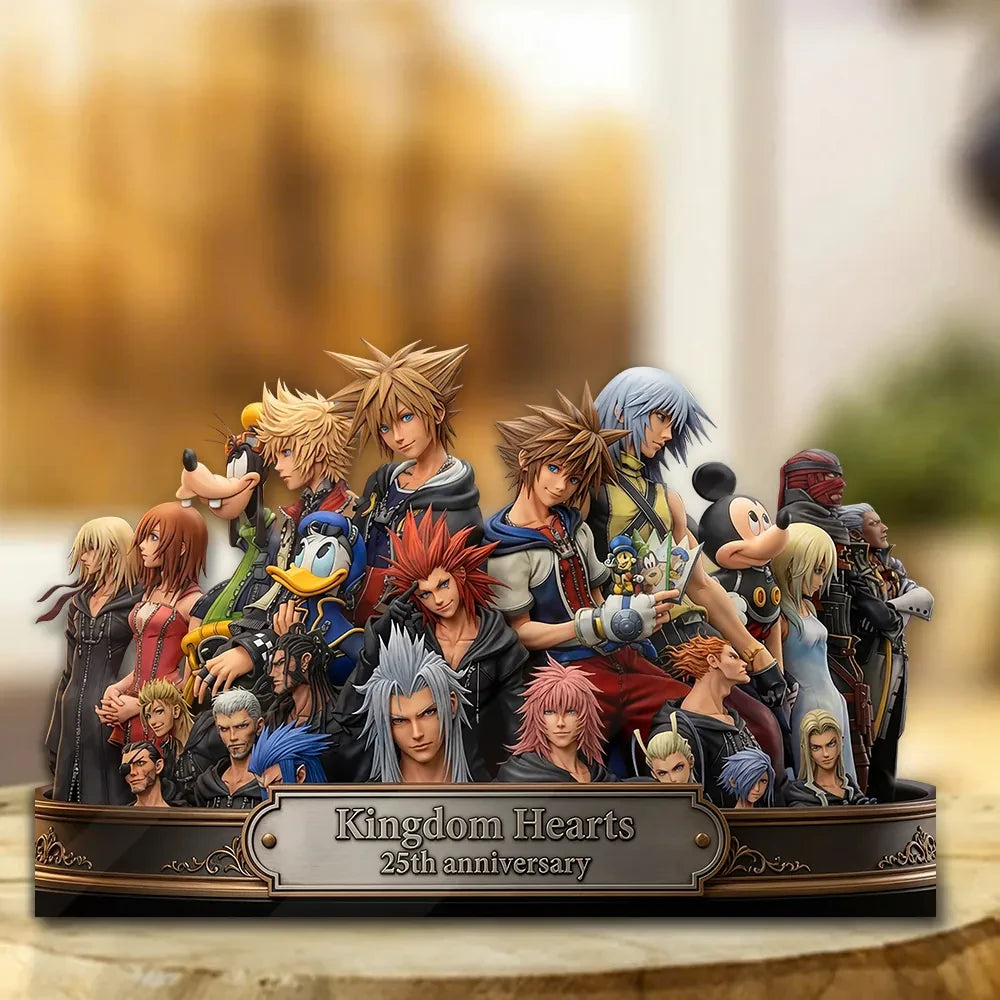 Kingdom Hearts 25th Anniversary Acrylic Plaque Kingdom Hearts Merch 2026 Gift For Gamer - Loomnari