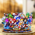 Sonic the Hedgehog 35th Anniversary Acrylic Plaque Sonic the Hedgehog Merch Display Decor Ideas - Loomnari