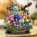 Sonic The Hedgehog 35th Anniversary Acrylic Plaque Sonic The Hedgehog Merch Gift For BFF - Loomnari