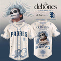 San Diego Padres X Deftones Dia De Los Jersey 2026 SD Padres Merch Gift For Music Lovers - Loomnari