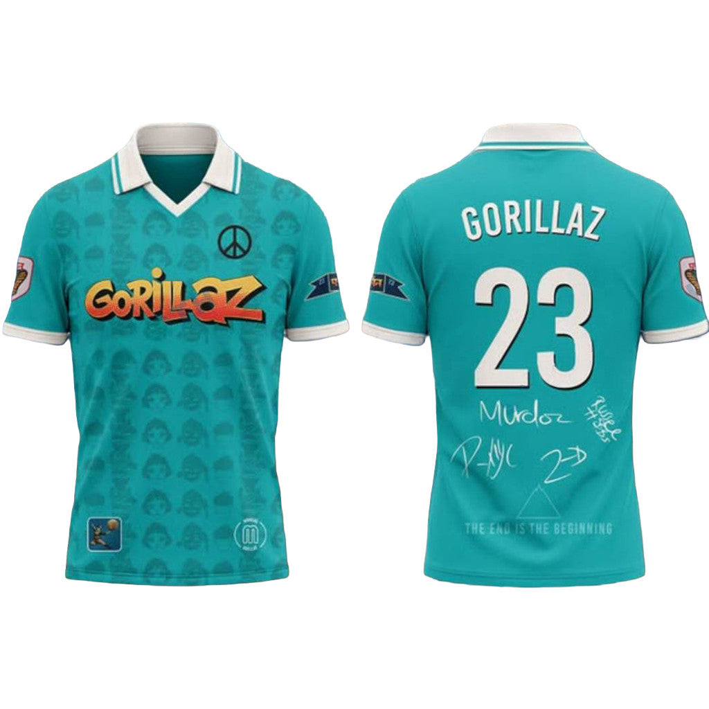 Gorillaz The Mountain Tour 2026 2027 V-Neck Jersey Signed Gorillaz Merch Gift For Fans - Loomnari