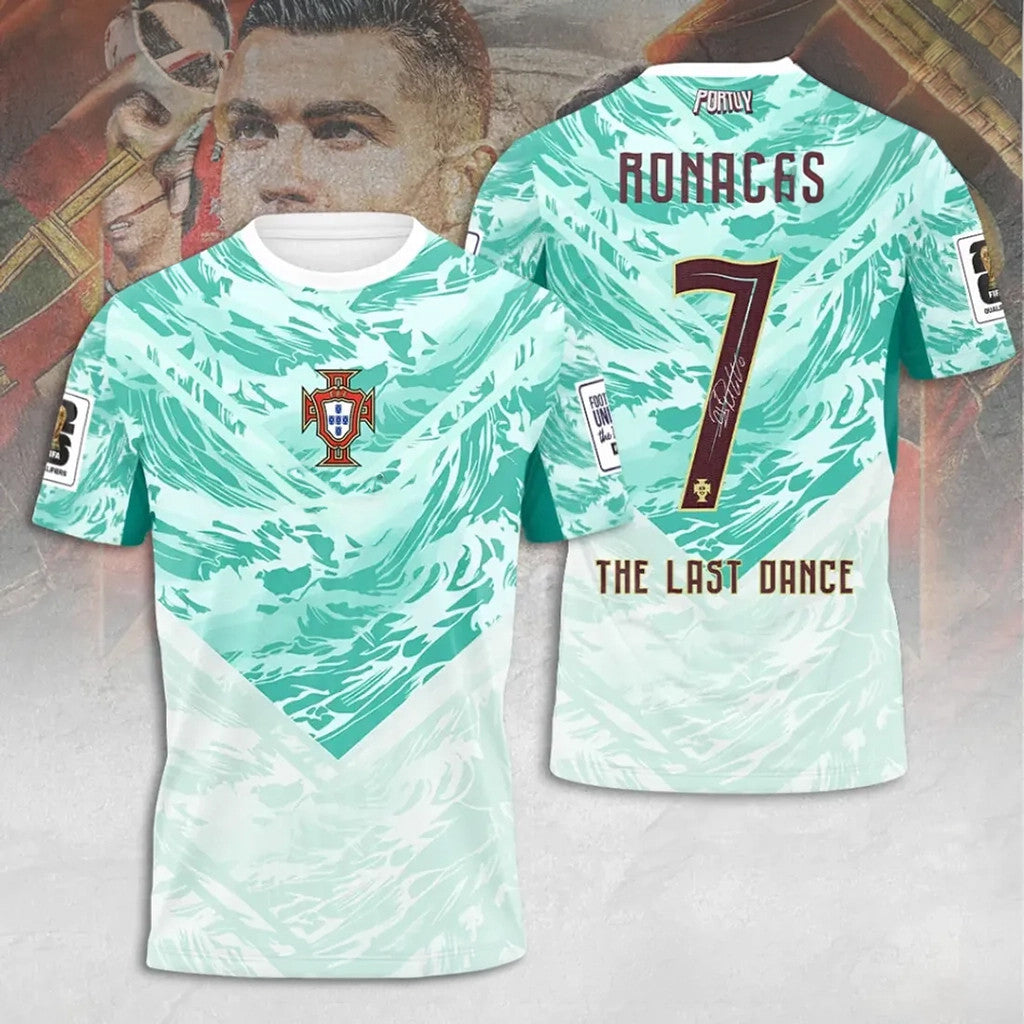 Cristiano Ronaldo Jersey Shirt Portugal World Cup 2026 Merch CR7 The Last Dance Home Jersey - Loomnari