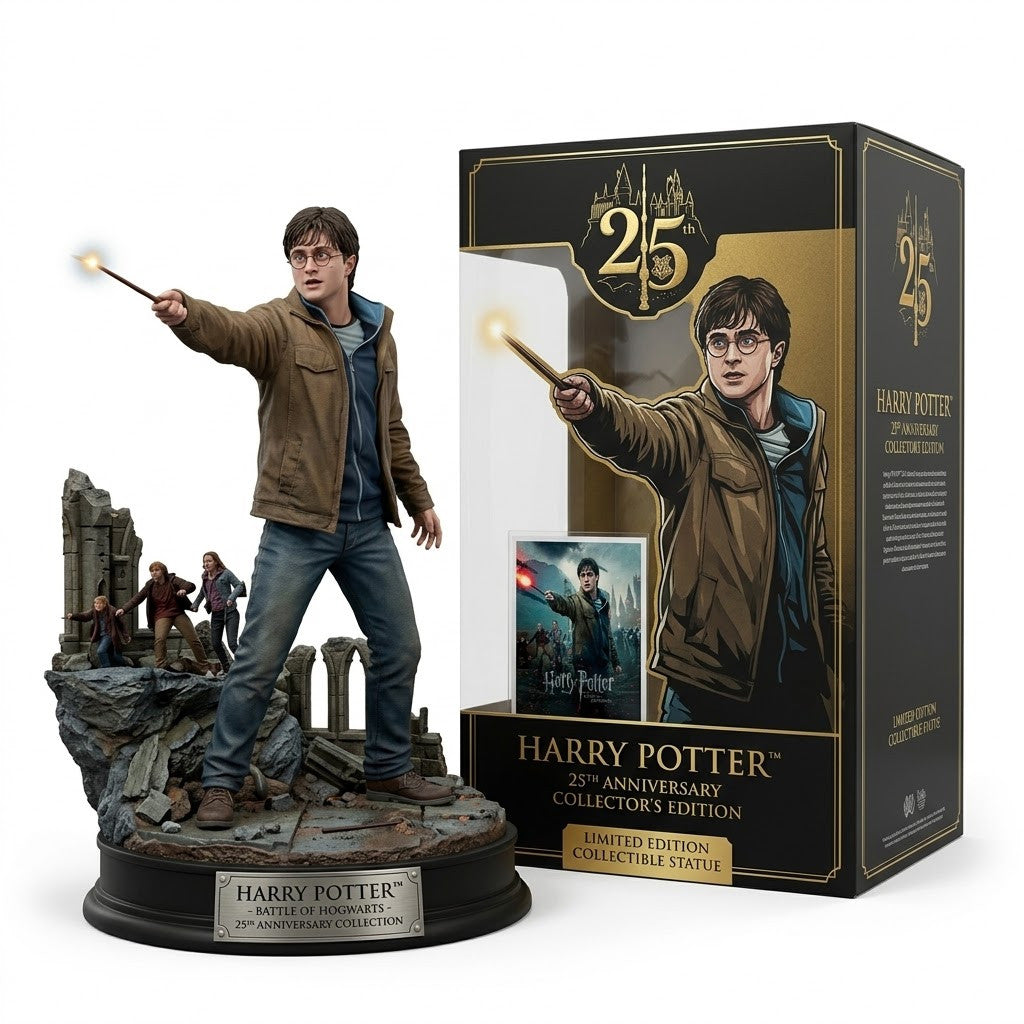 Harry Potter Battle Of Hogwarts 25Th Anniversary Acrylic Plaque Harry Potter Merch Gift For Fans - Loomnari